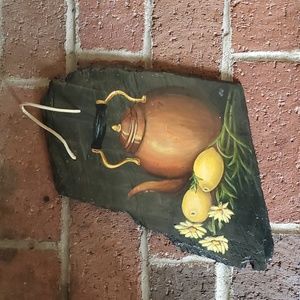Painted Slate Wall Hanging